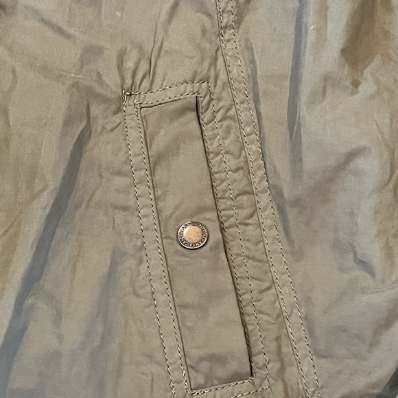 American‎ Eagle Outfitters Drawstring Hooded Utility Jacket Green Size Small - Picture 12 of 13